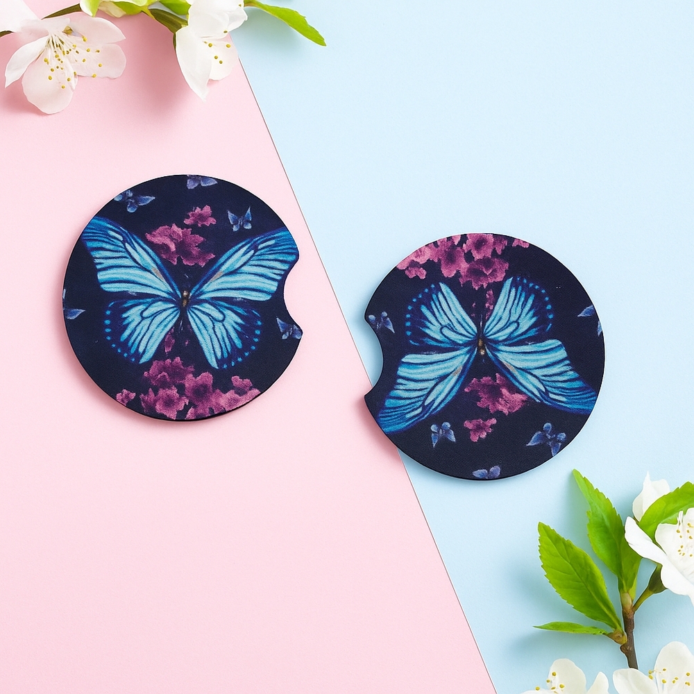 Butterfly Car Coasters